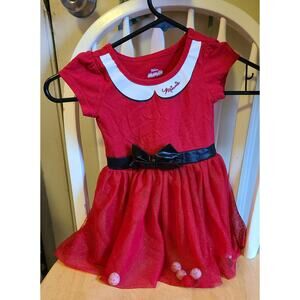 Disney Minnie Mouse Christmas Dress toddler size 2T